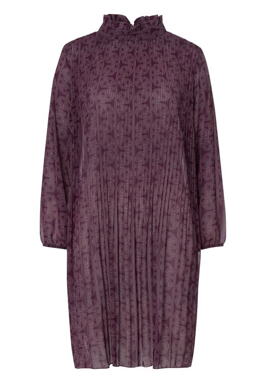 Kleid GLAM ON TRACK mit plissierter Struktur