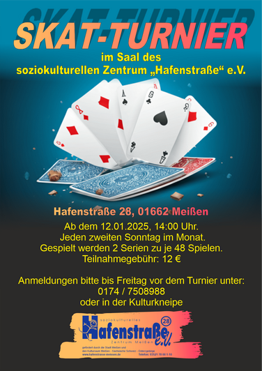 Skat-Turnier Hafenstraße Meißen