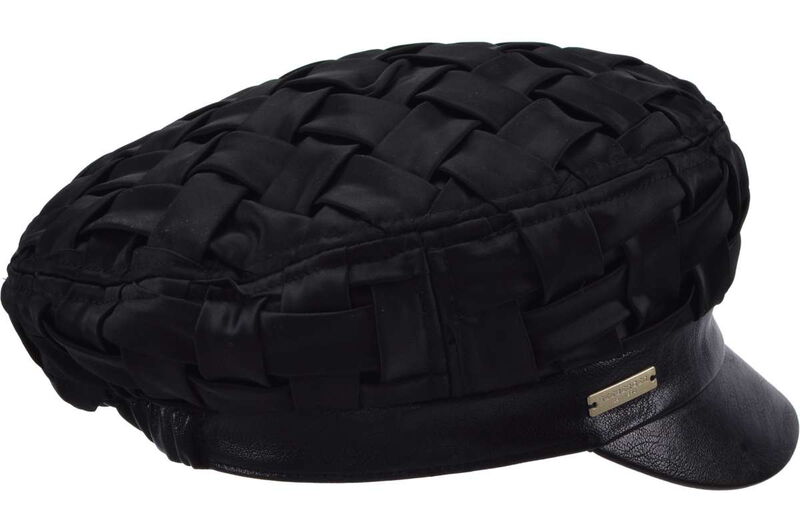 SEEBERGER  Satin Elbsegler mit Kunstlederschirm 19774-0