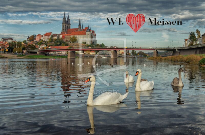 Fotogeschenk - Motiv 'We Love Meißen'