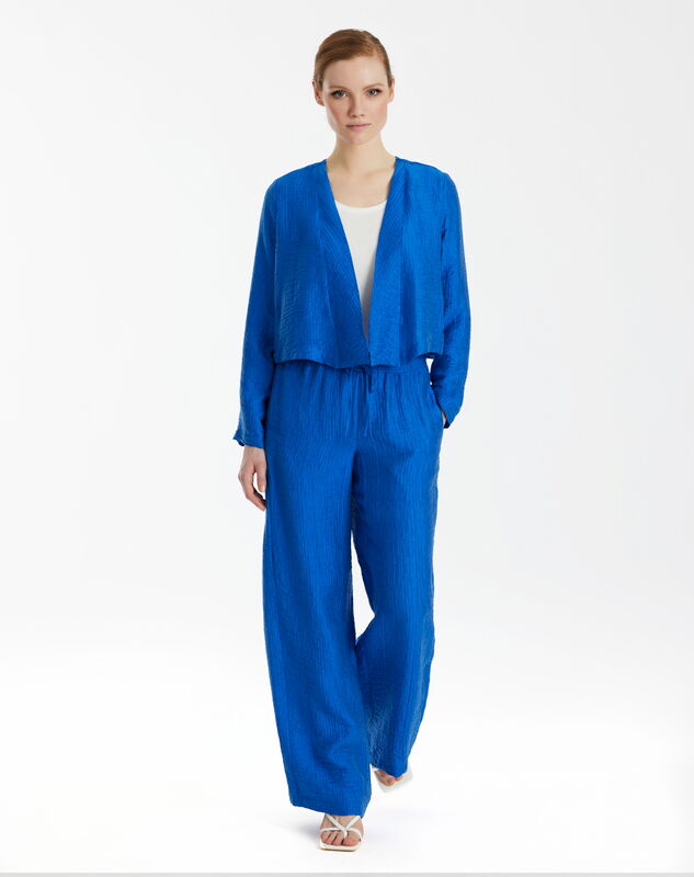 Blaue Lange Hose NAJUPI mit weitem Bein von Fox`s