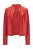 Rote Damen-Lederjacke von Milestone
