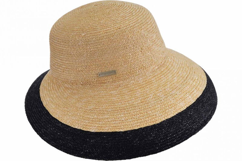 Strohborte Glocke mit Kontrastkante von Seeberger