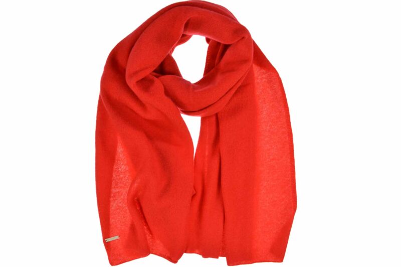 Roter Schal in 100% Cashmere 018216