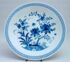 Meissen Wandschale 35cm Blaumalerei indianische Blumen 1.Wahl