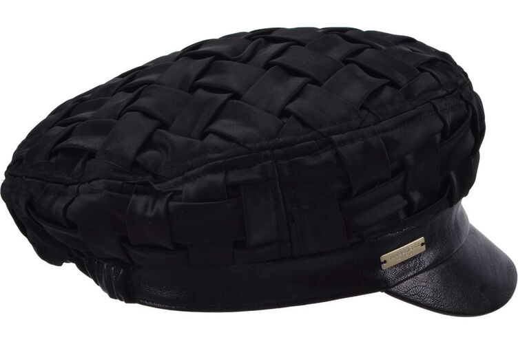 SEEBERGER  Satin Elbsegler mit Kunstlederschirm 19774-0