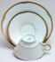 Jaeger & Co Kaffeeservice Teeservice Gold Kobalt Blumenkante Jugendstil Art Deco 