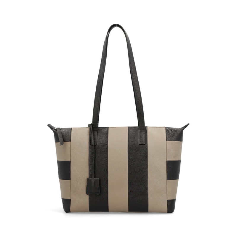 Zweifarbige Ledertasche/ Shopper Picard