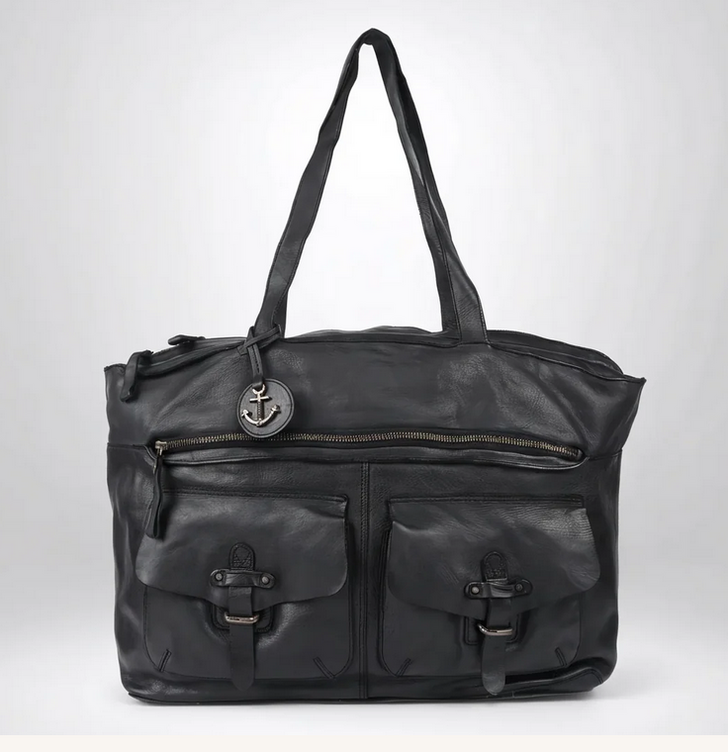 Dunkler Ledershopper UP 13070 Harbour 2nd