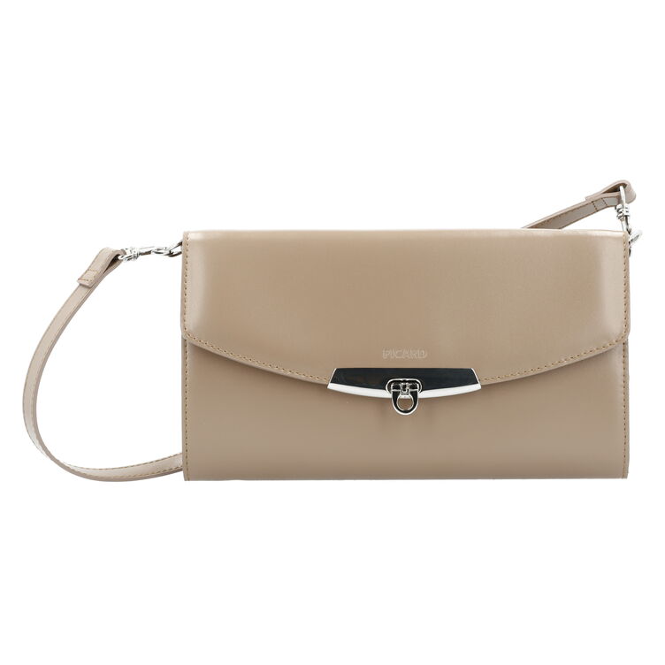 Beige Leder-Clutch von Picard