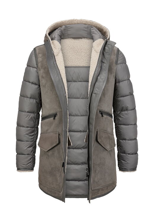 Herren-Parka MSEmmerson, grau von Milestone