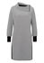Kleid EBONY & IVORY mit Grafik-Strickmuster