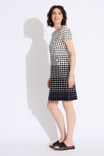 Klassisches Kurzarm-Kleid Ofado von Fox´s Black Dots