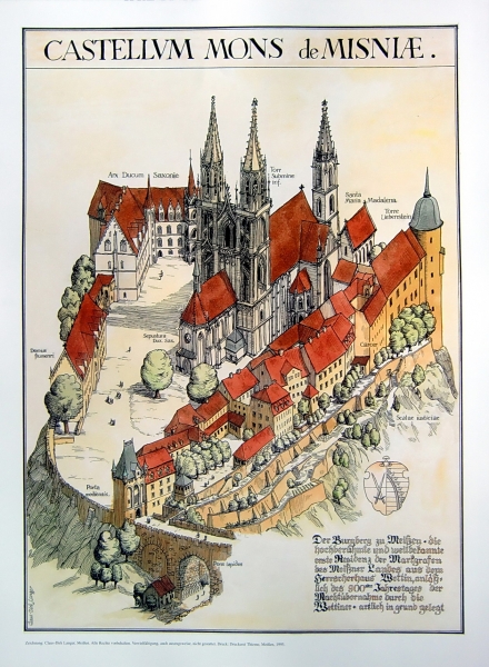 Poster Burgberg Meißen