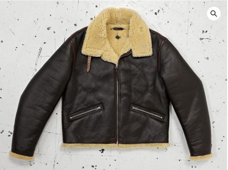 Schaffell-Jacke D-1 Mechanics’ Jacket Avi Leather